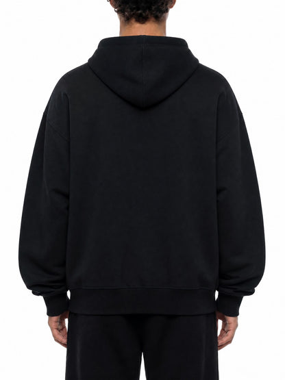 AFS "1" Hoodie in heavyweight cotton with movement logo at chest