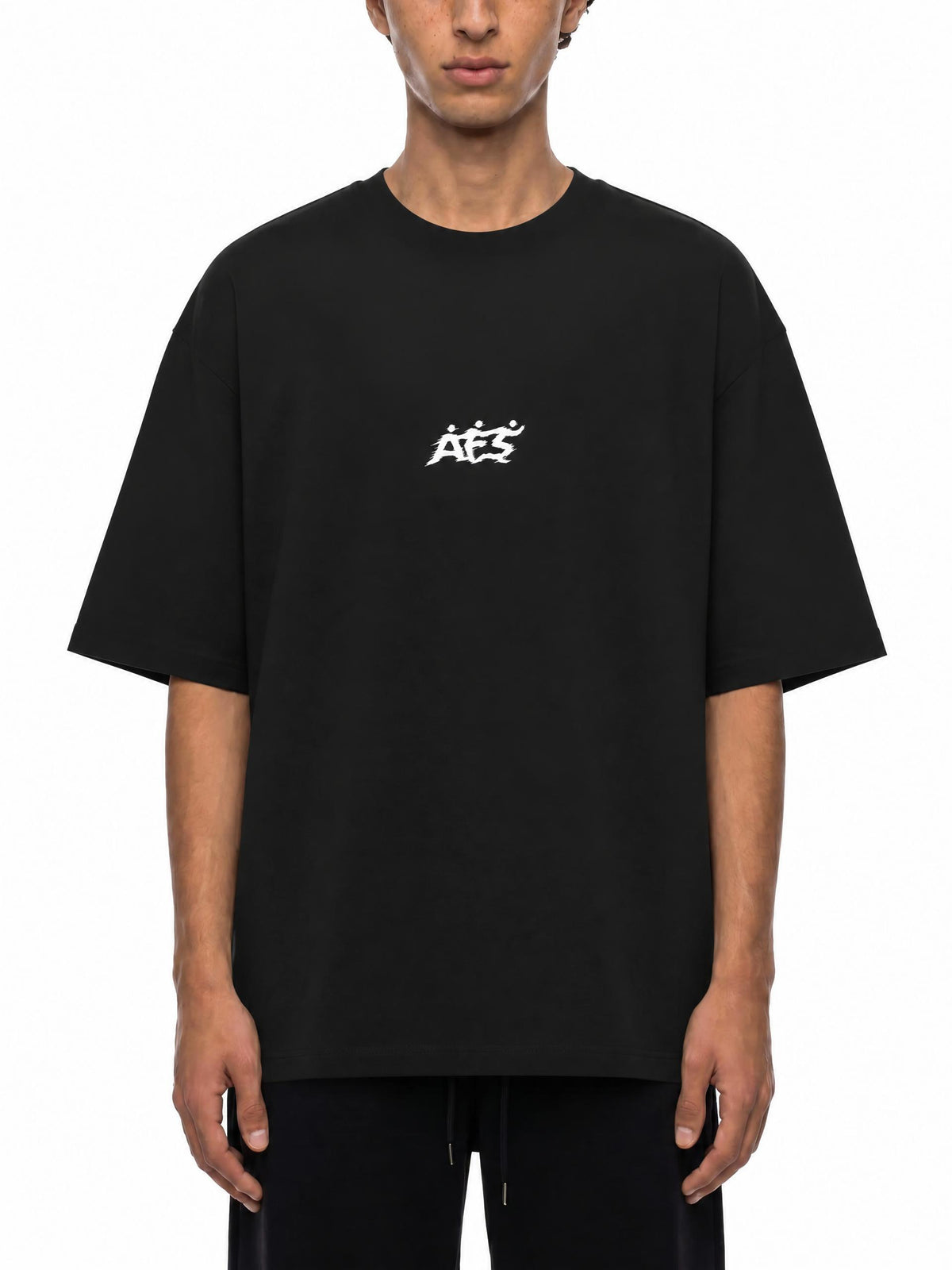 AFS "1" Tee in heavyweight cotton with movement logo at chest